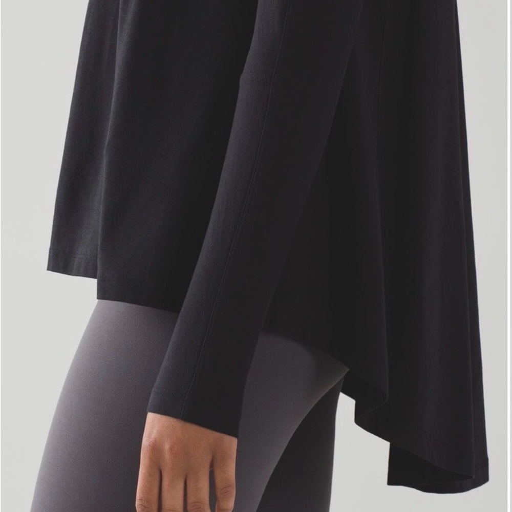 Lululemon Acadia Women’s Black Long Sleeve Top - Picture 3 of 8